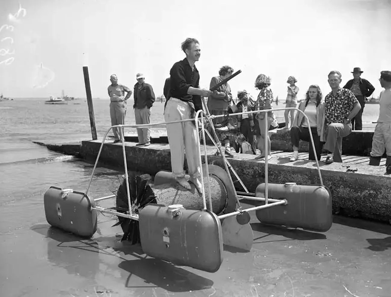 Nautical treadmill in 1953.