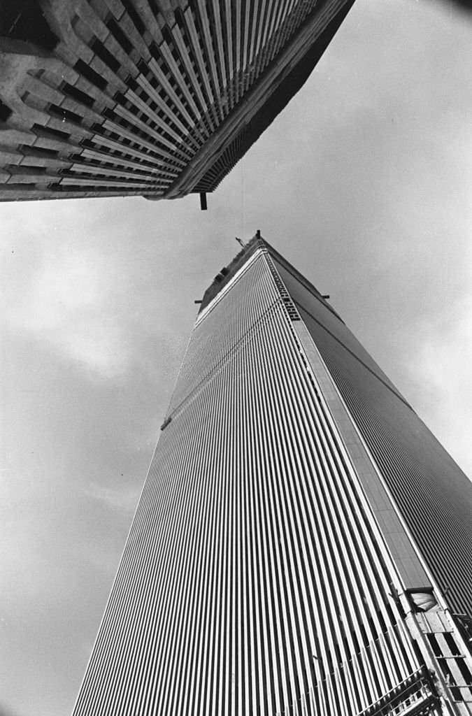 #17 World Trade Centre, New York under construction, 1971.