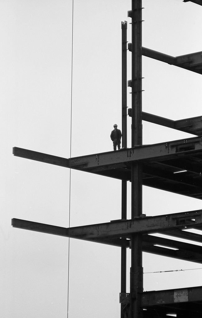 #32 South Tower, World Trade Center Construction, 1970