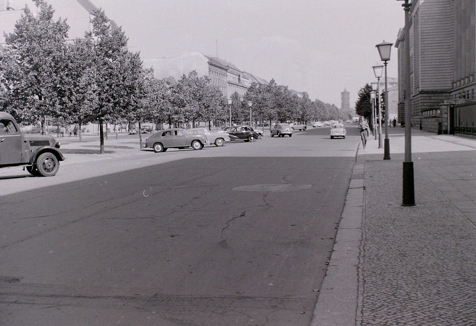 #55 Unter den Linden was the boulevard in East Berlin encountered after passing through the Brandenburger Tor.