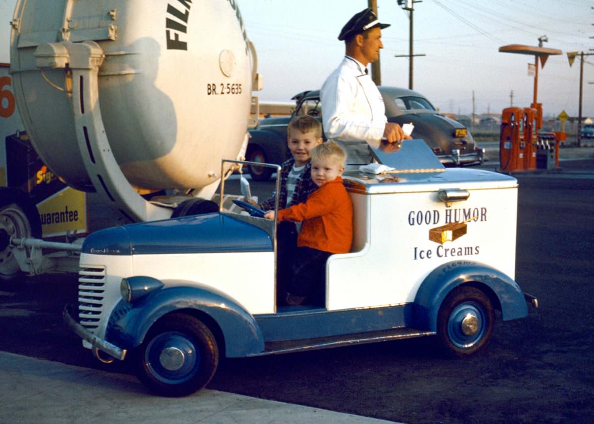 #11 There’s a lot to enjoy in this one. Me and my older brother, Jim, somewhere in Southern California, 1954.