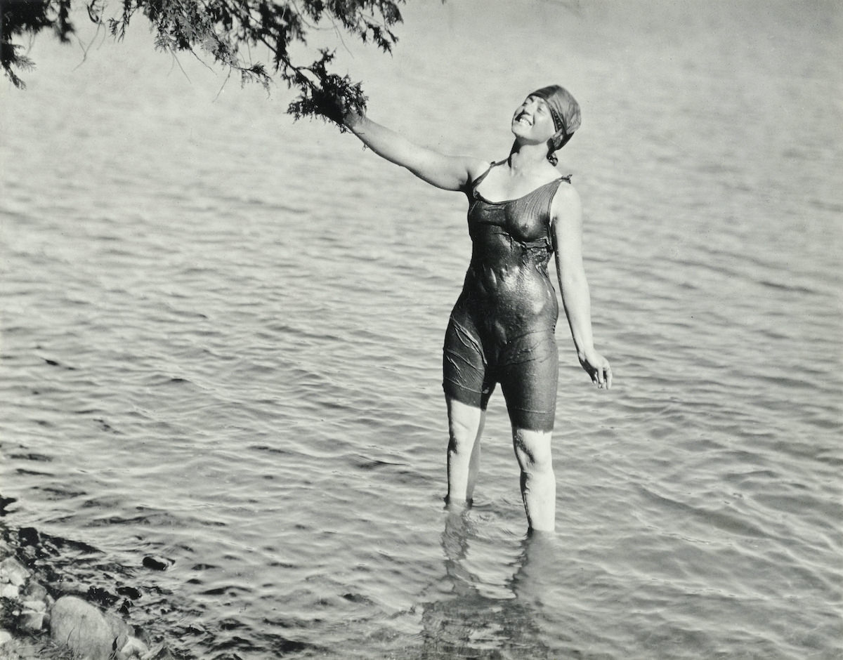 #1 Ellen Koeniger (Morton), the niece of photographer Frank Eugene, visited Lake George in 1916.