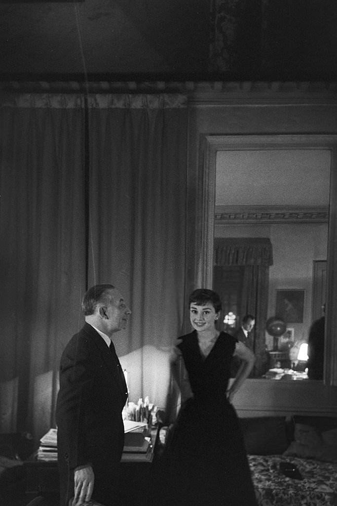 #23 Audrey Hepburn And Mel Ferrer in Paris, 1955