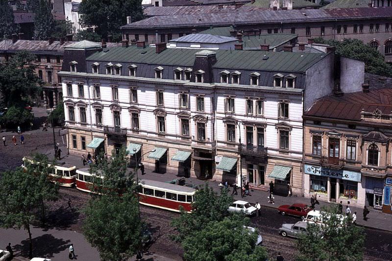 #36 Bucharest from a hotel bedroom window, 1976