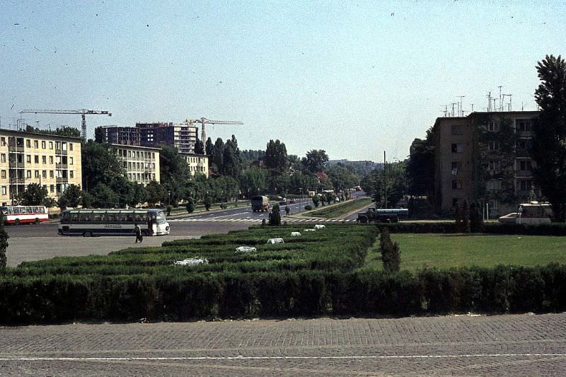 #39 Heroes’ Avenue, seen from the Military Academy in Cotroceni District, Bucharest, 1976