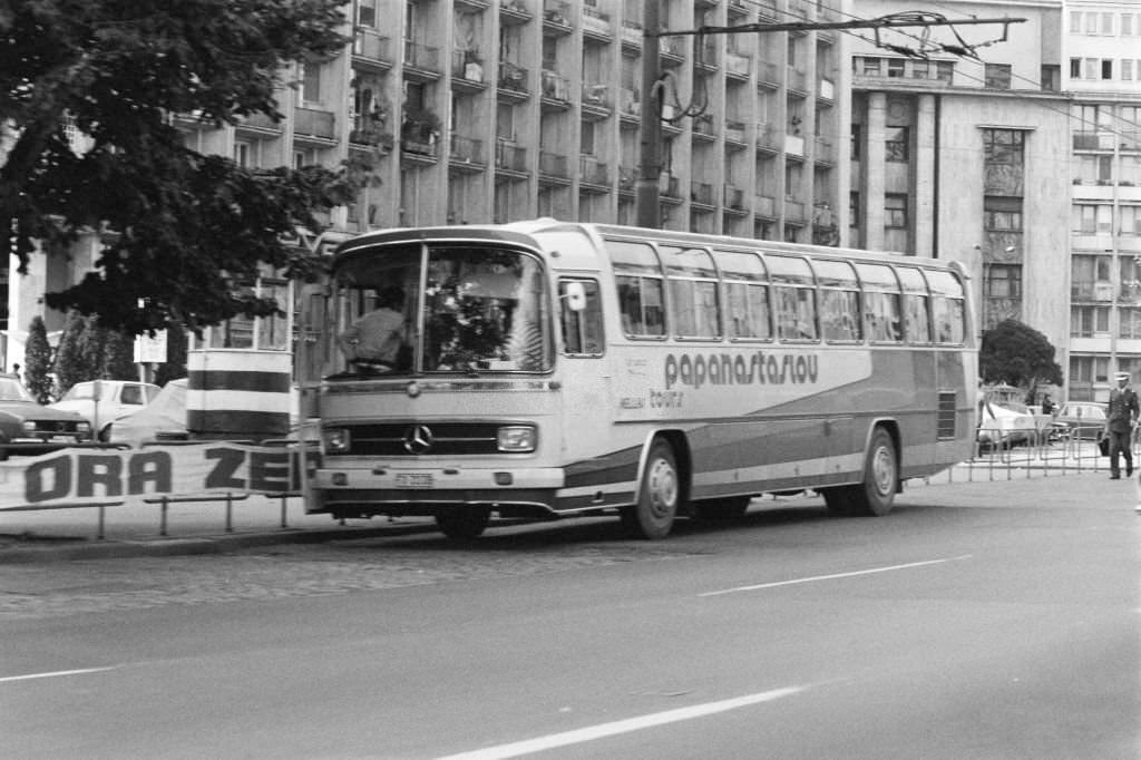 #61 A bus in Bucharest, 1979
