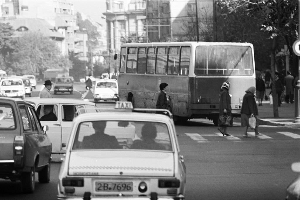 #68 A general view of the city center on October 10, 1979 in Bucharest.