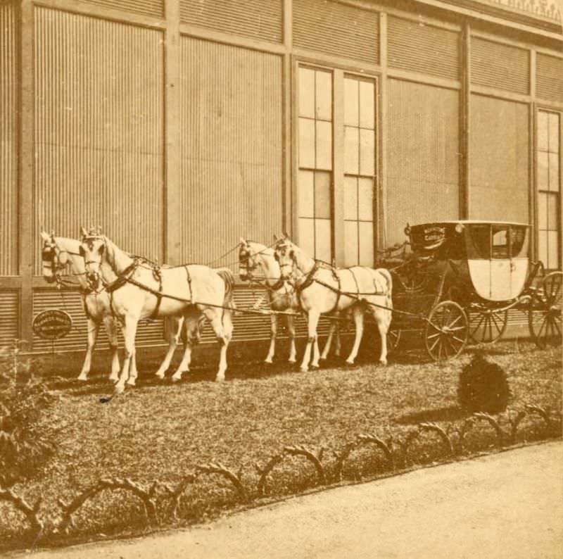 #11 George Washington’s carriage, Centennial International Exhibition, Philadelphia, Pennsylvania, 1876