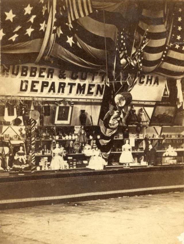 #13 India and Gutta Percha Department, Centennial International Exhibition, Philadelphia, Pennsylvania, 1876