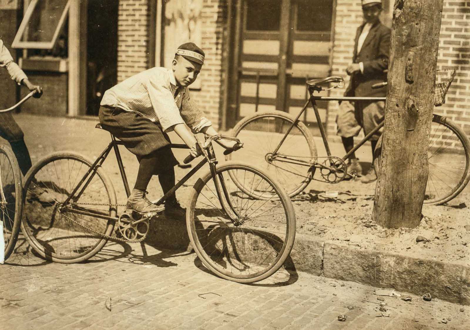 #23 Leo Day, Postal Telegraph Messenger, 12 years old, and a very knowing lad. Location: Tampa, Florida, March, 1911.