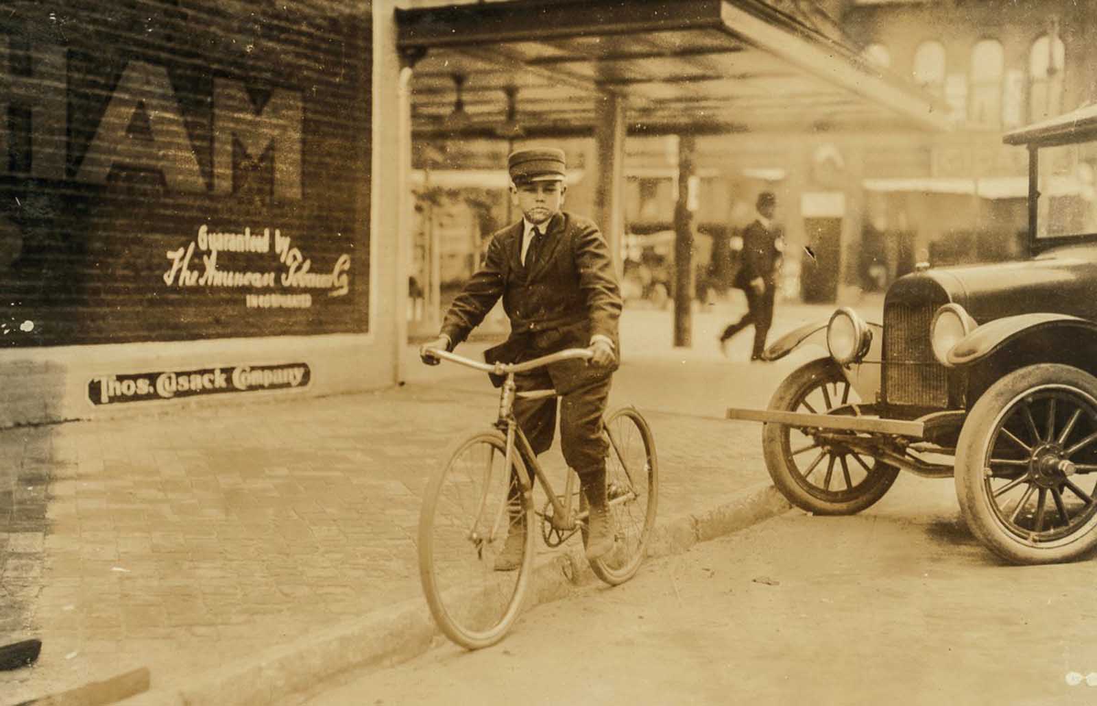 #30 Ben Collins. Been working steady for Mackay Telegraph Co. for 1 month. 13 years old.