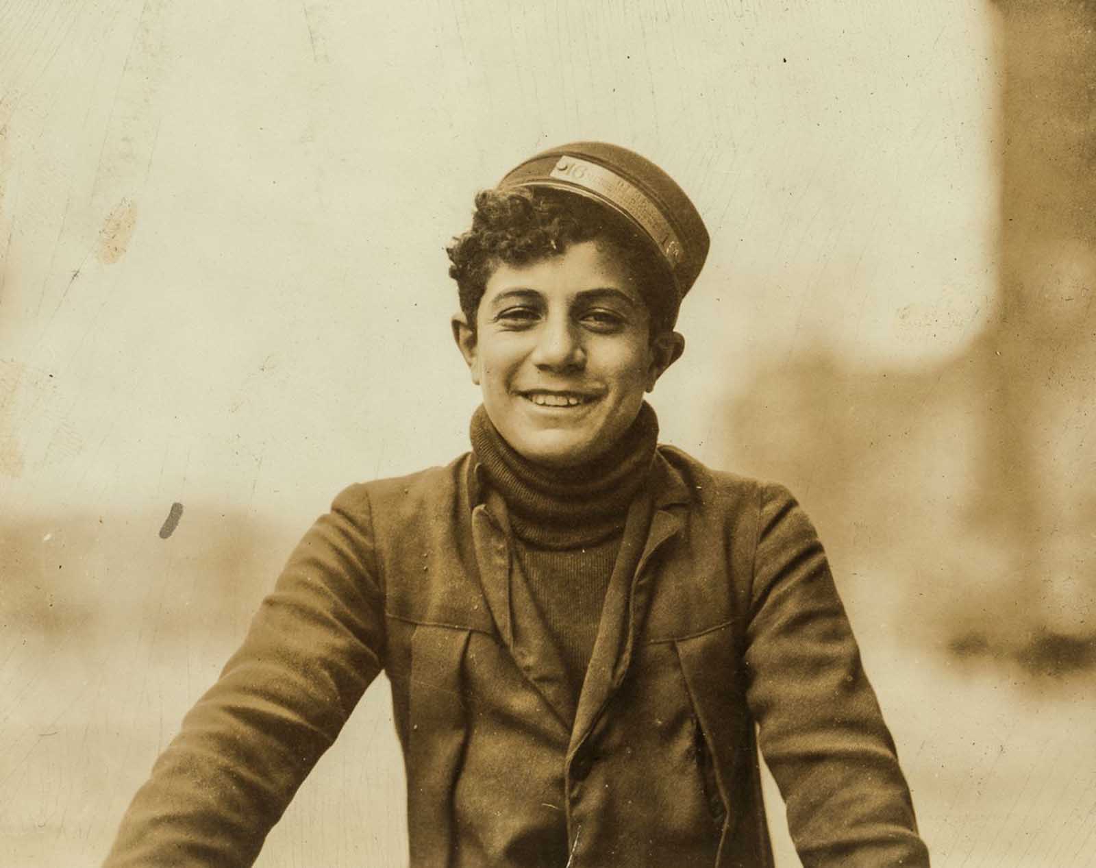 #5 Happy but thoughtless. The messenger service is poor training for him, April, 1912.