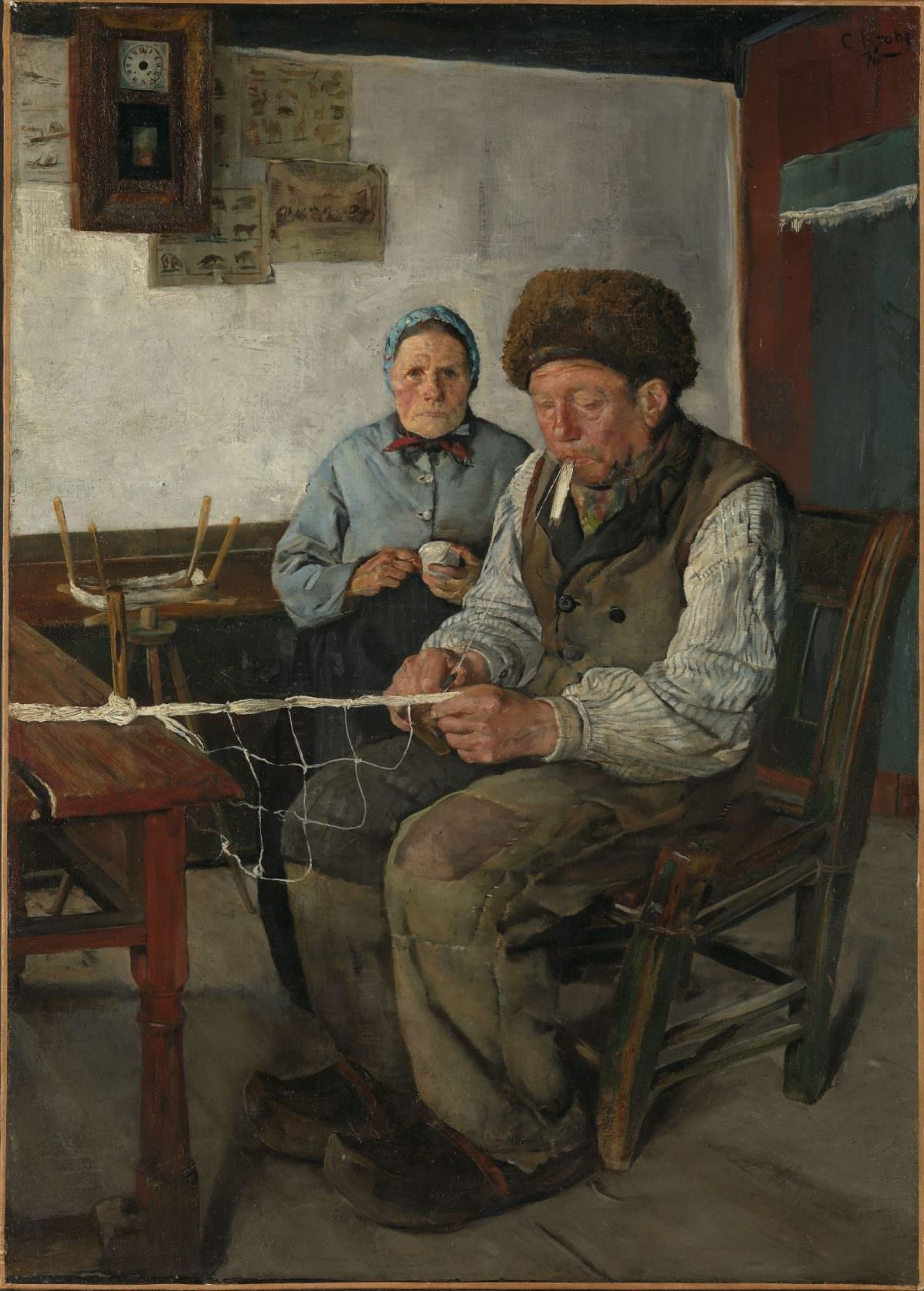 #10 The Net-Mender, 1880.