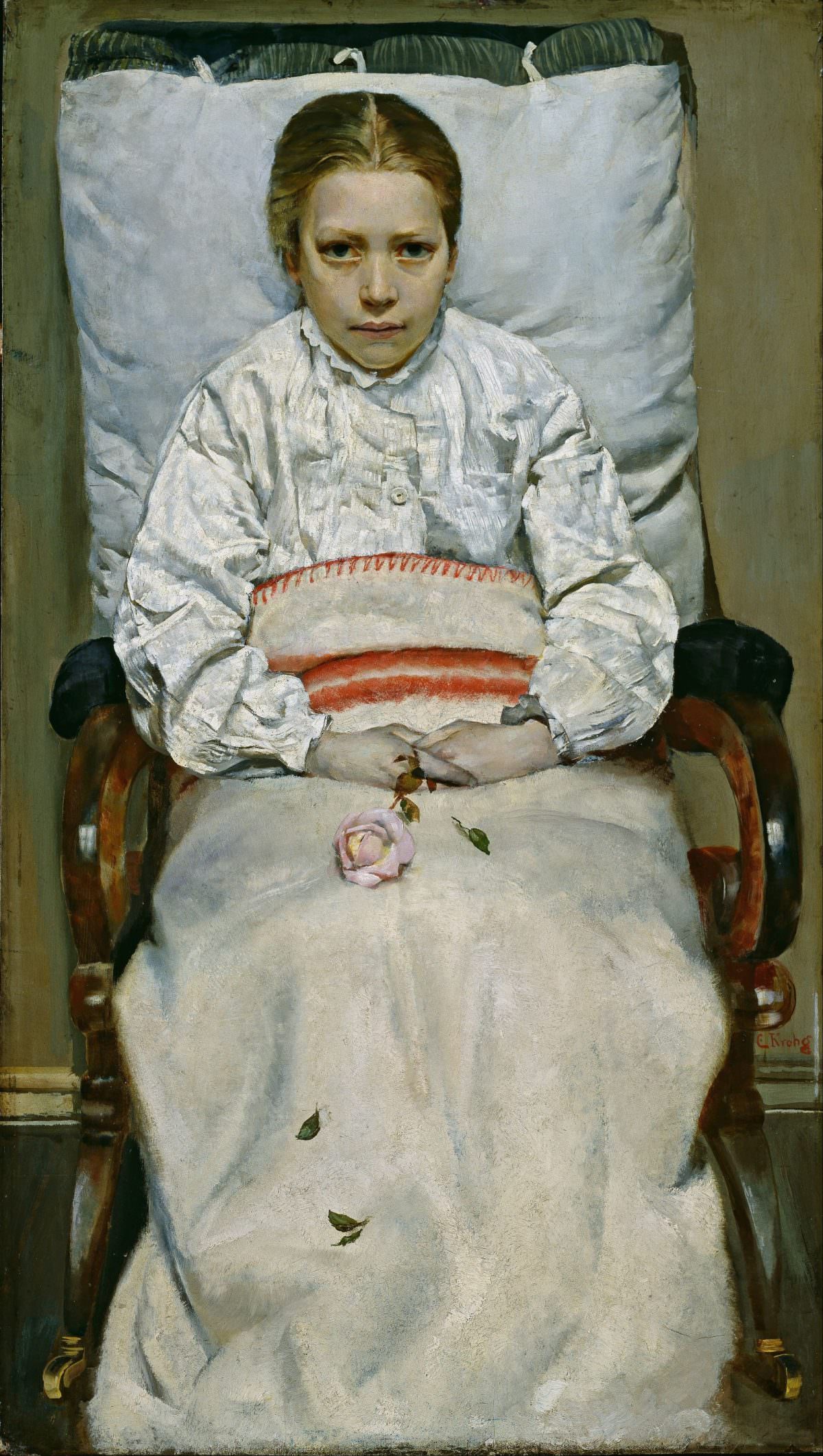 #15 Sick Girl, 1880-81.