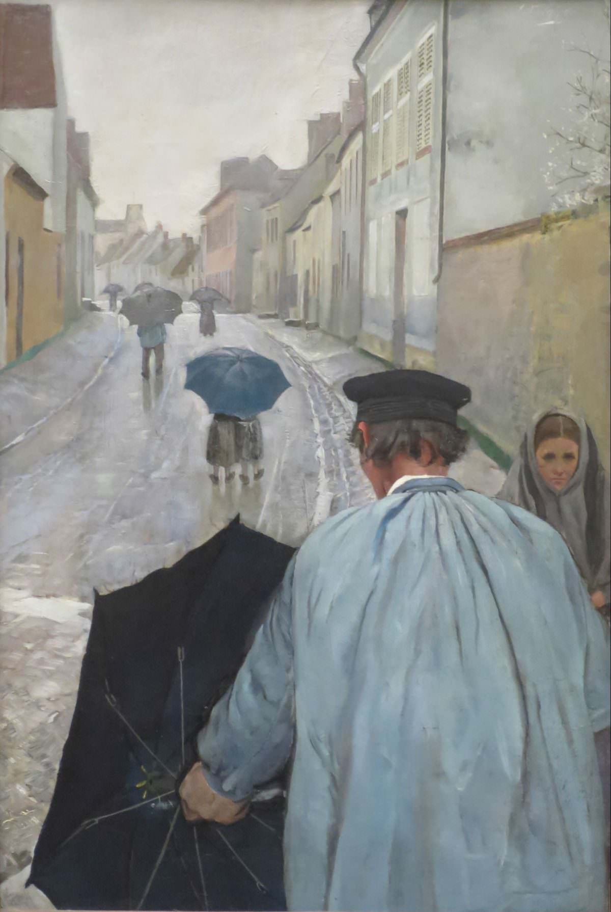 #3 Village Street in Normandy, 1892.