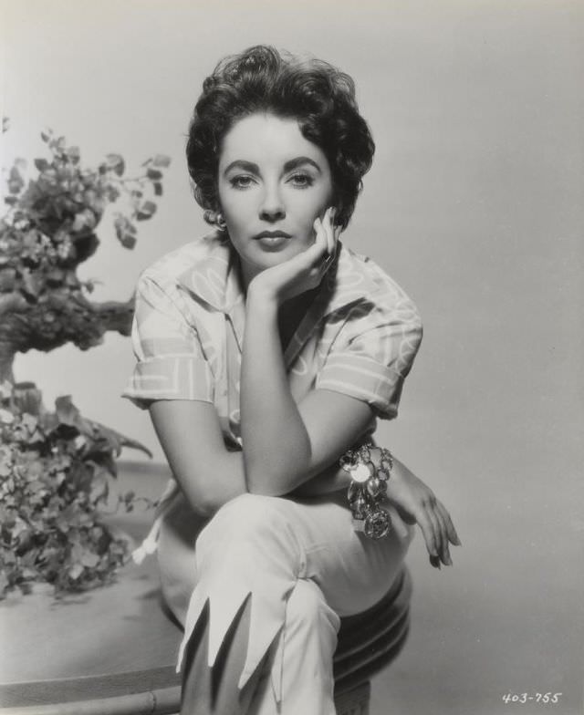 #36 Elizabeth Taylor from ‘Giant’ by Bert Six, 1956
