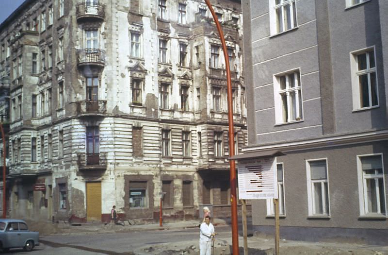 #7 Flats Damaged and Repaired, East Berlin, 1969