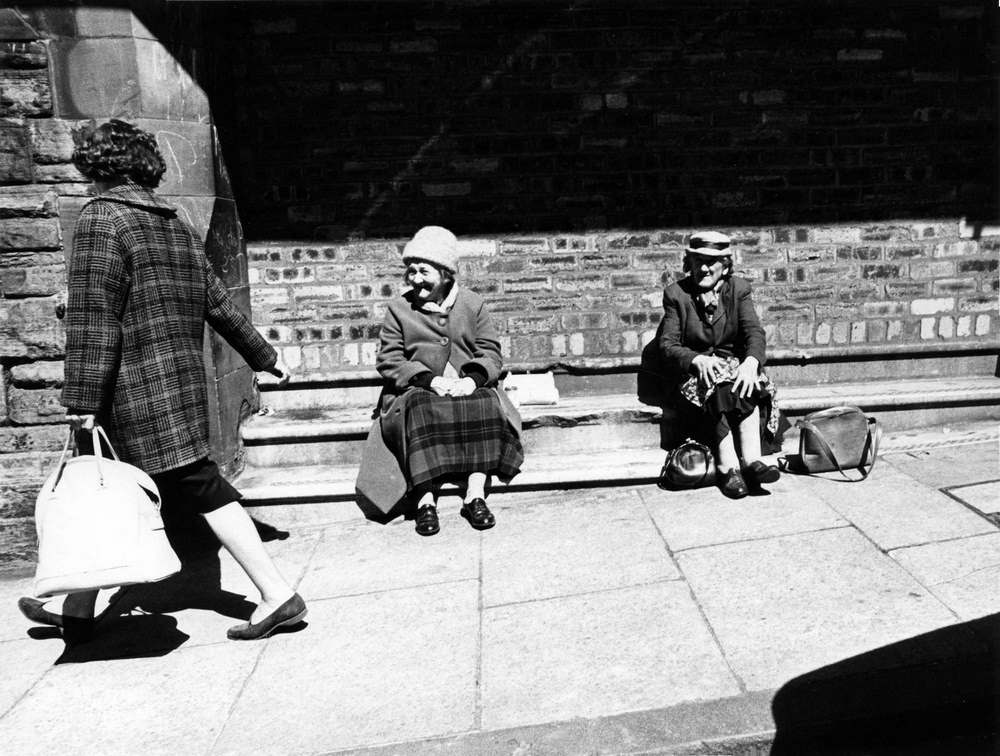 #16 Ladies with Shopping bags, Edinburgh, 1965
