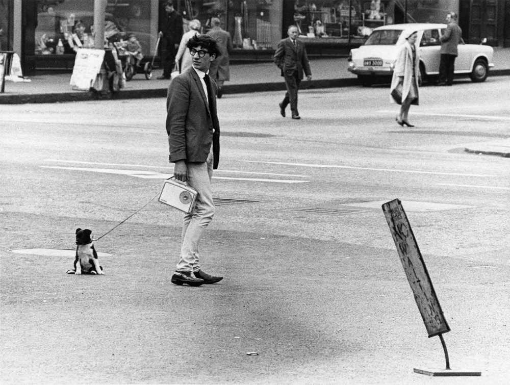 #18 A man with dog, Edinburgh, 1965