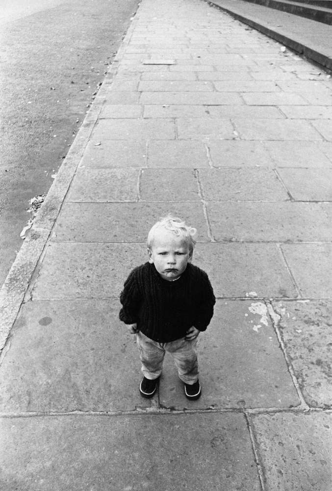 #63 A kid at National Gallery, Edinburgh, 1965