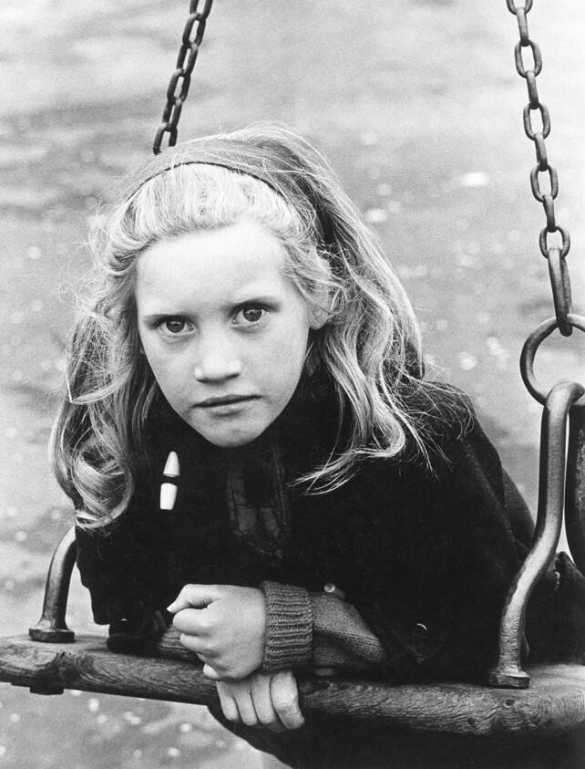 #83 Girl on the swing, Edinburgh, 1965