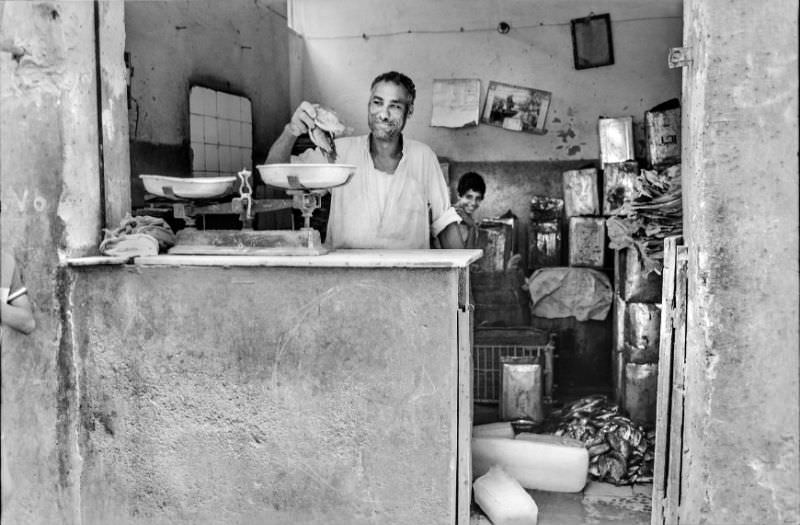 #110 Fishmonger, Cairo, July 1981