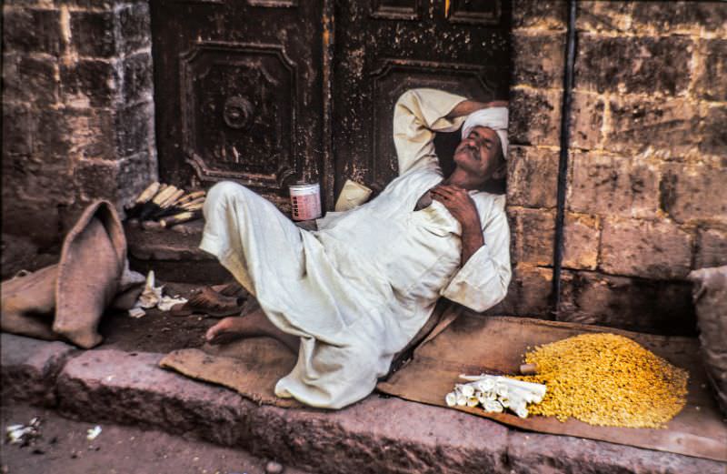 #119 Chickpeas merchant, Egypt, August 1981