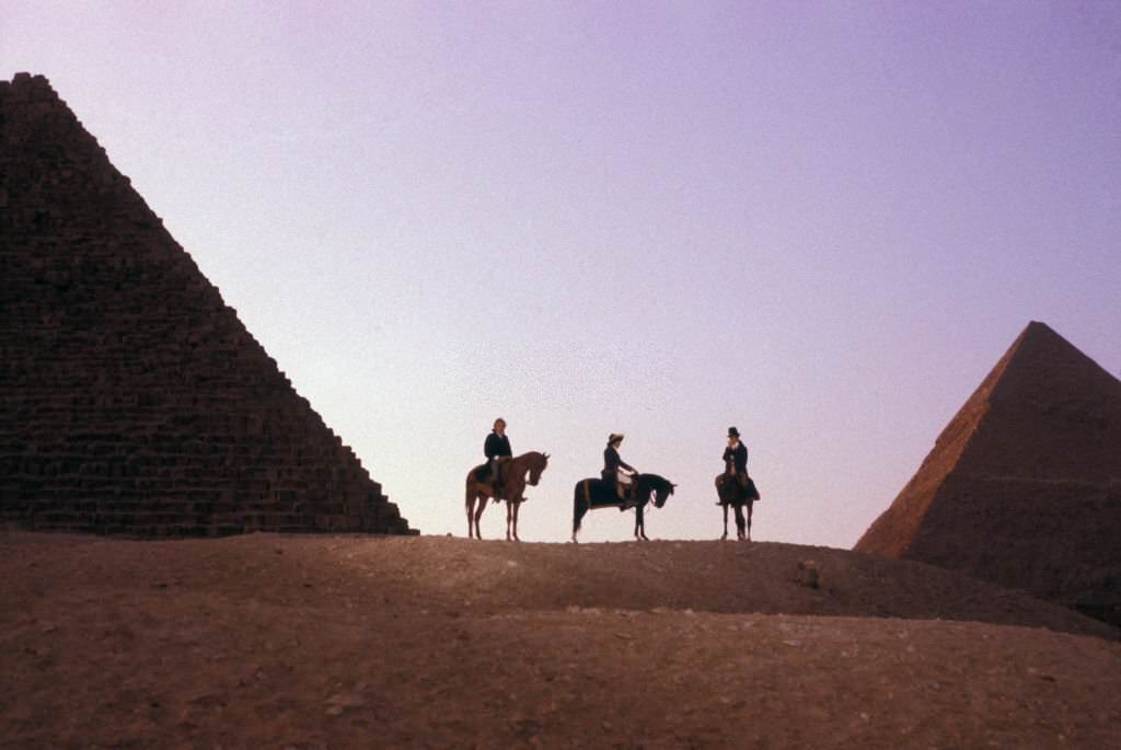 #17 Filming of the film ‘Adieu Bonaparte’ in Egypt, 1984