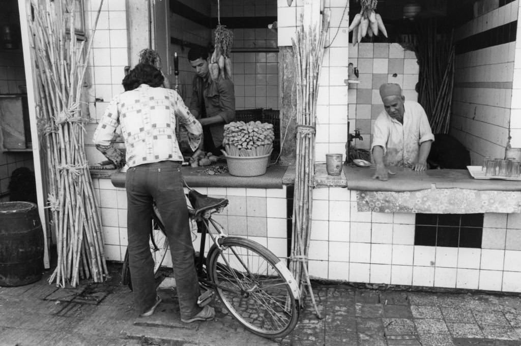 #47 Street restaurant in Cairo, 1980