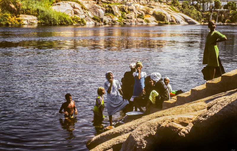 #76 Along the Nile, Aswan, August 1981