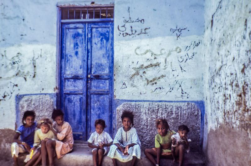 #78 Blue door…, Aswan, August 1981