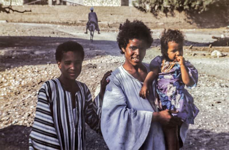#96 The three of us, Aswan, August 1981