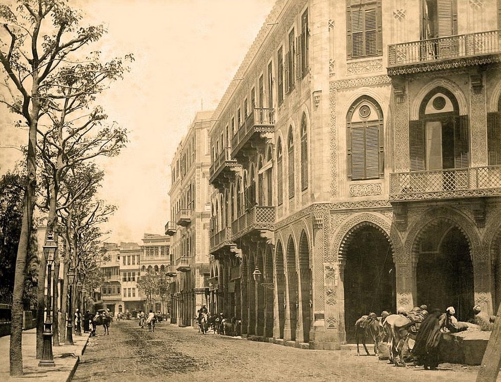 #111 Downtown in Cairo, 1881