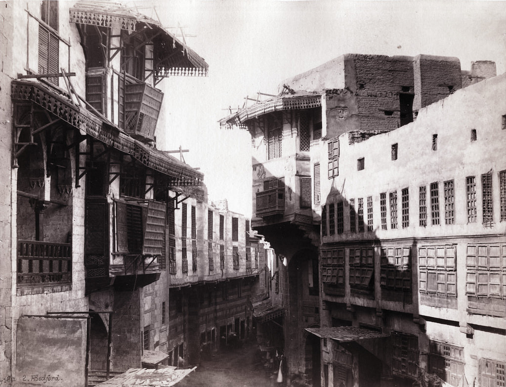 #129 A Street in Cairo, 1862