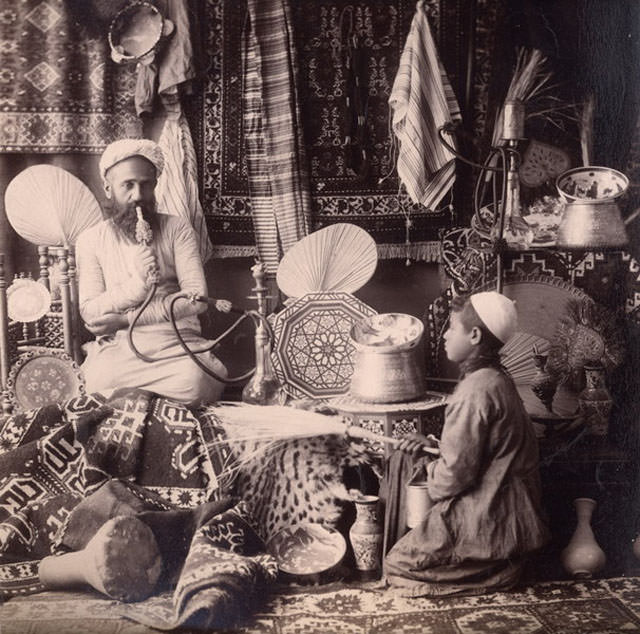 #131 Cairo antique seller in the 1880s