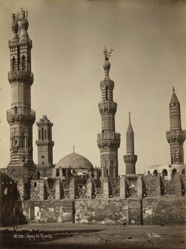 #86 Egypt. Group of Minarets, 1865.