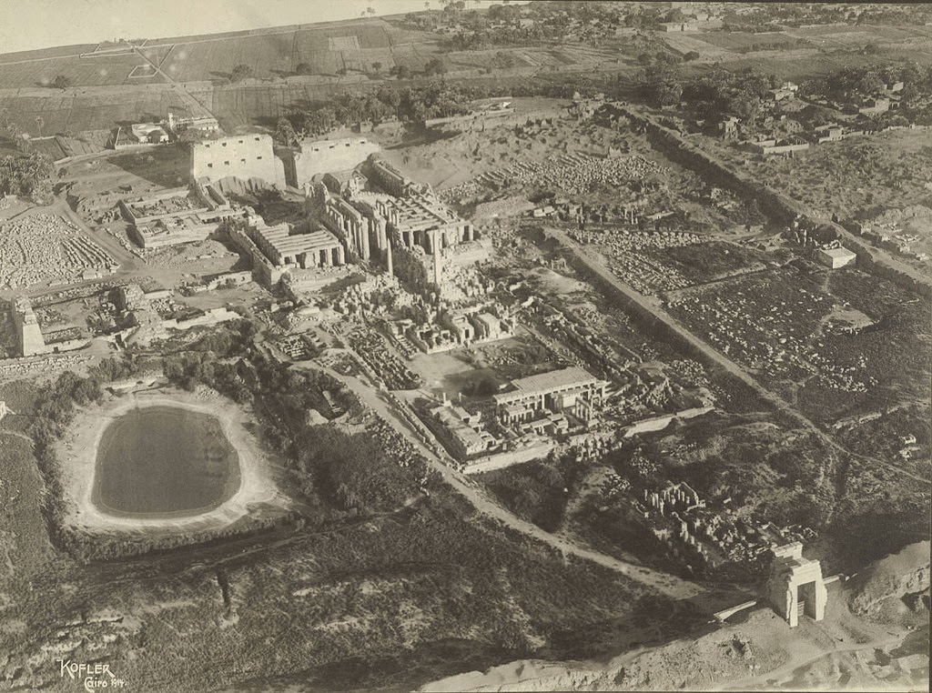 #89 Temple Complex at Karnak, 1914.