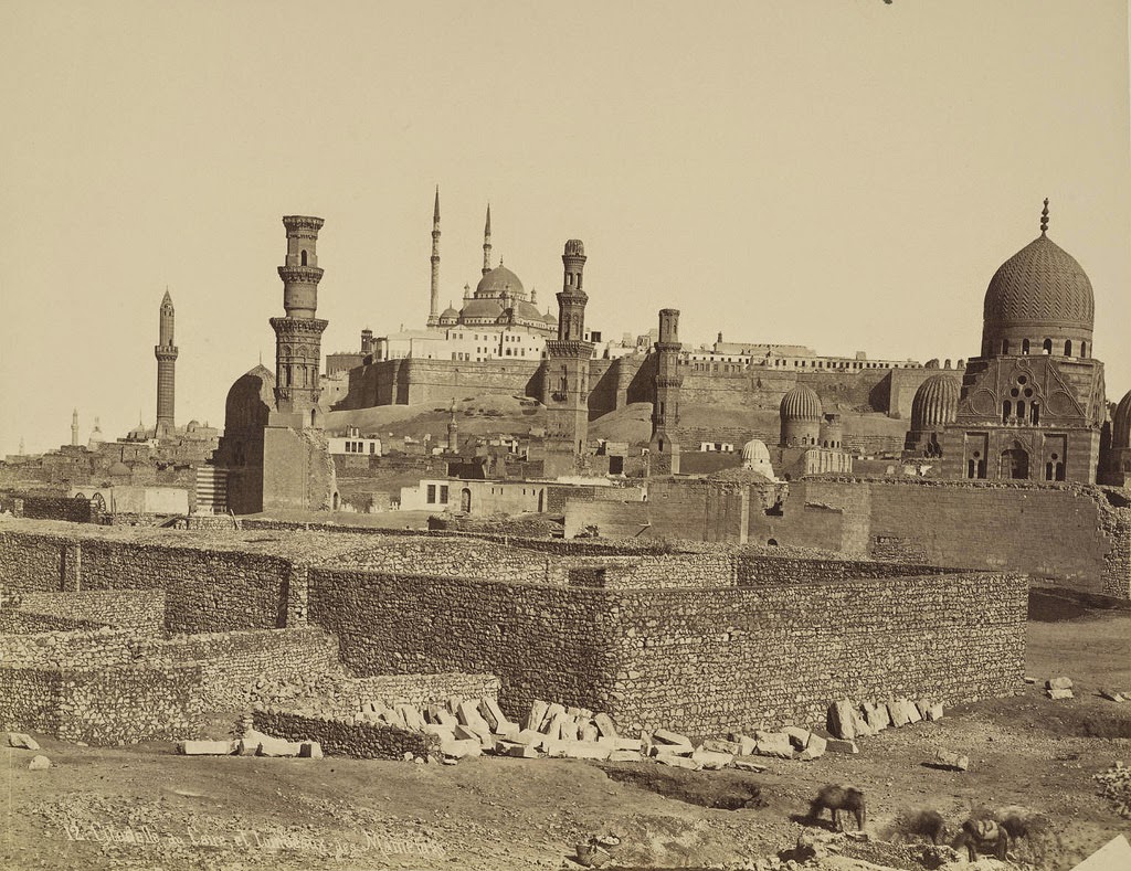 #93 Cairo. Citadel and Mamluk Tombs, 1865.