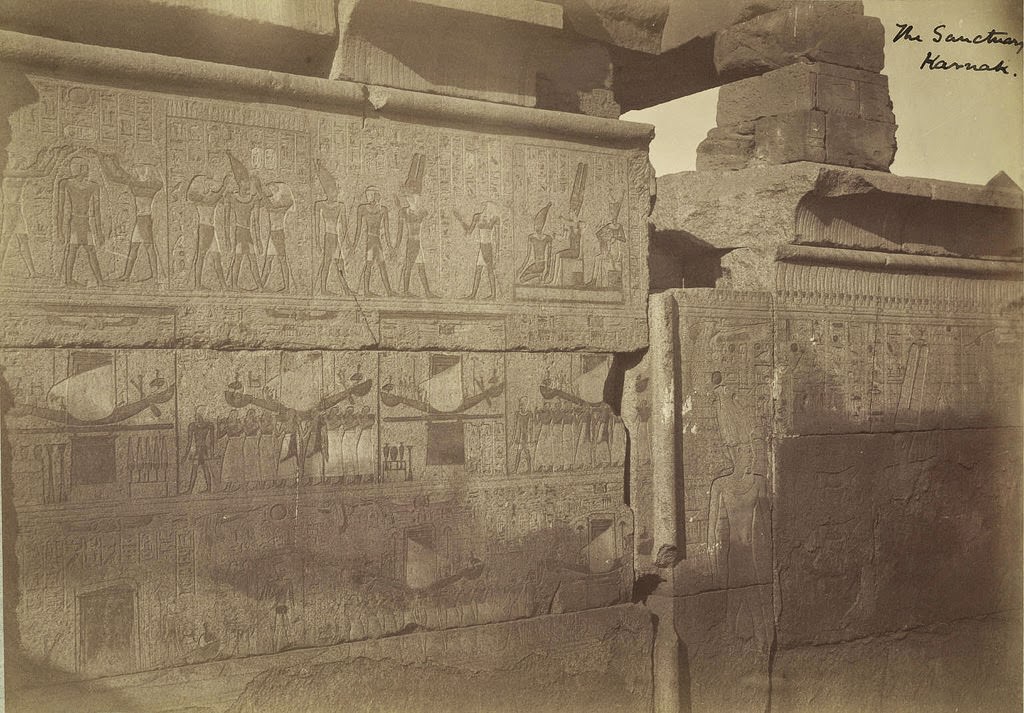 #95 Karnak. “The Sanctuary”, 1865.