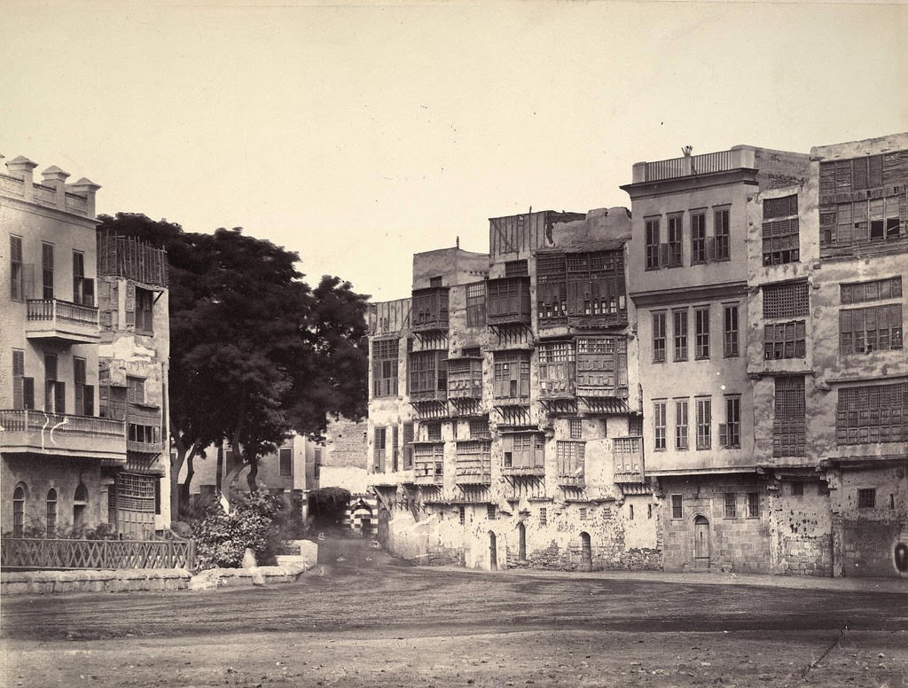#96 Coptic Houses, Cairo, 1860.