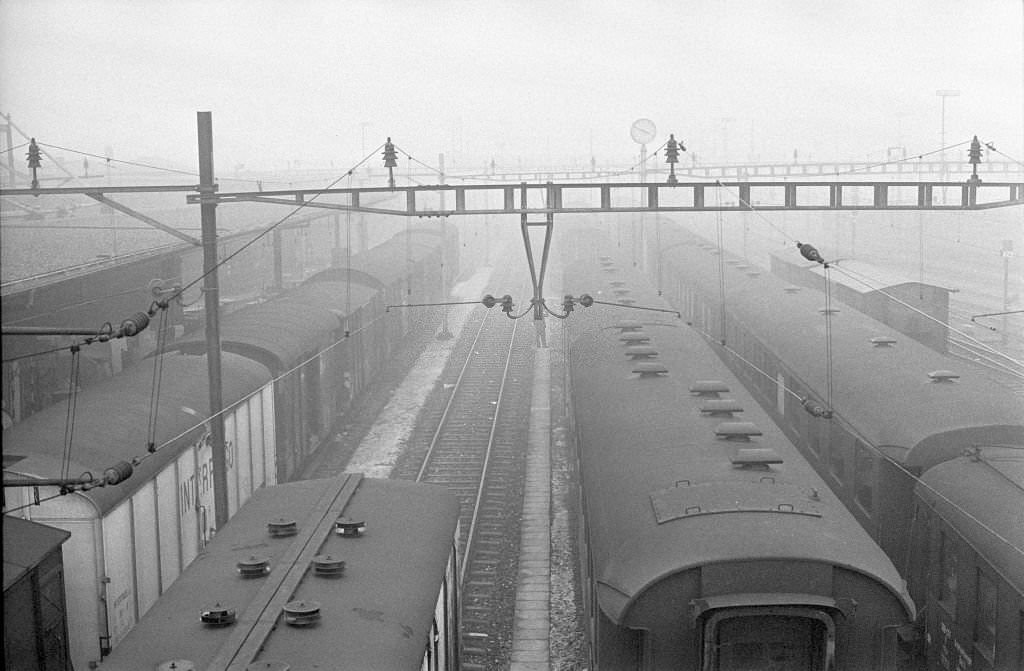 #11 Bahnhof Basel im Nebel, Januar 1970