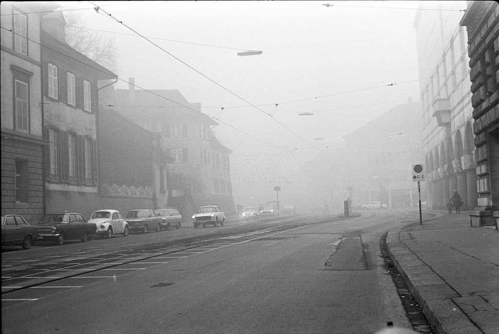 #19 Basel im Nebel, Januar 1970