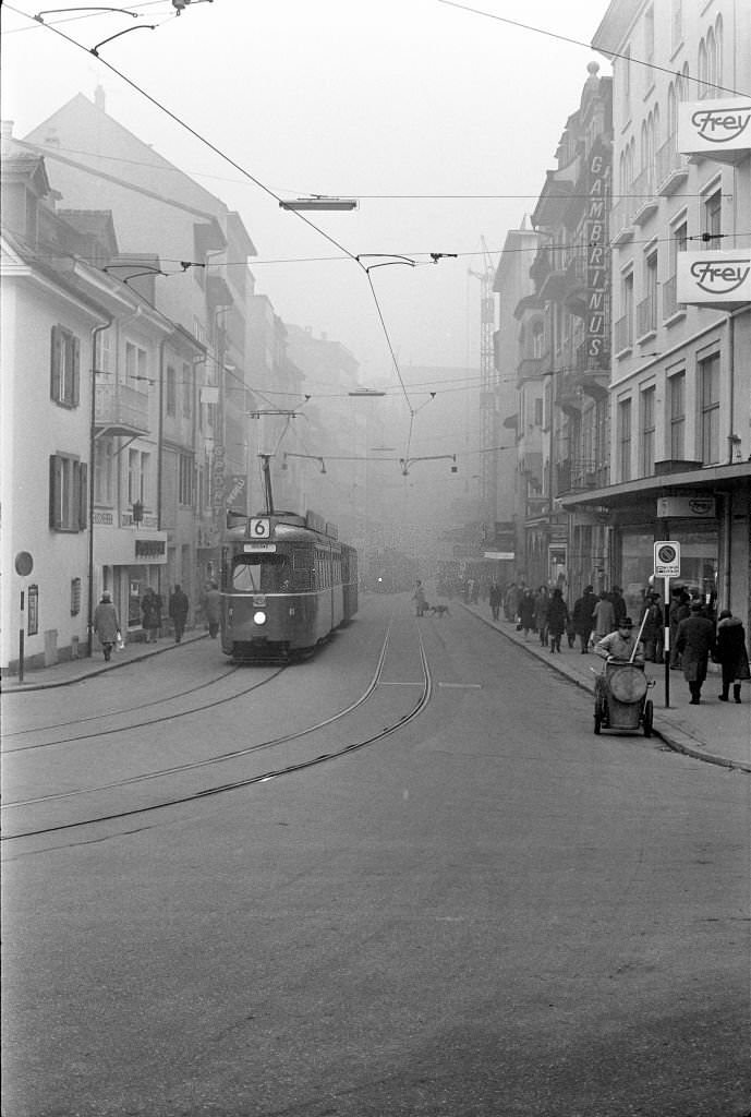 #20 Basel im Nebel, Januar 1970