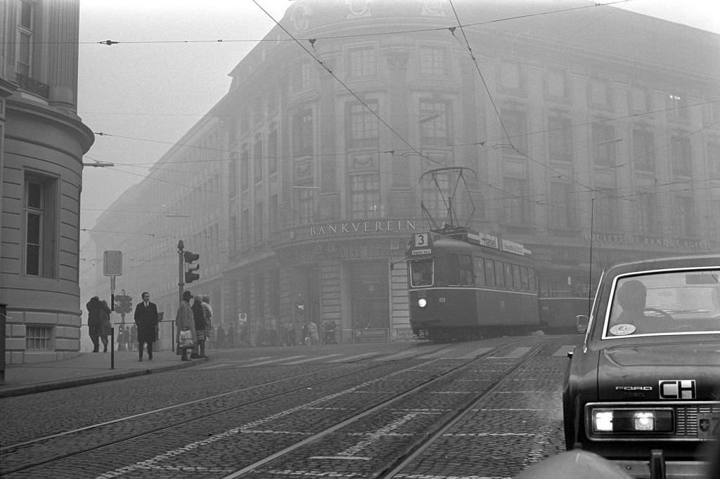 #3 Fog in Basle, january 1970