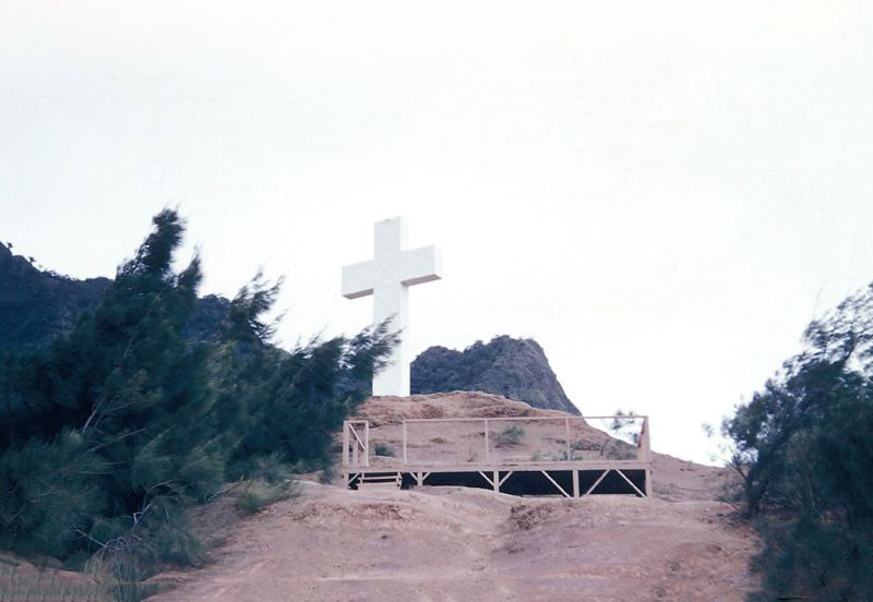 #29 Giant cross at Schofield Barracks, Oahu; since removed