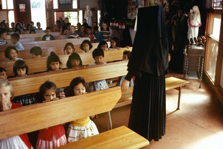 #107 Young Catholics at St. Catherine’s Church on Kauai, 1959