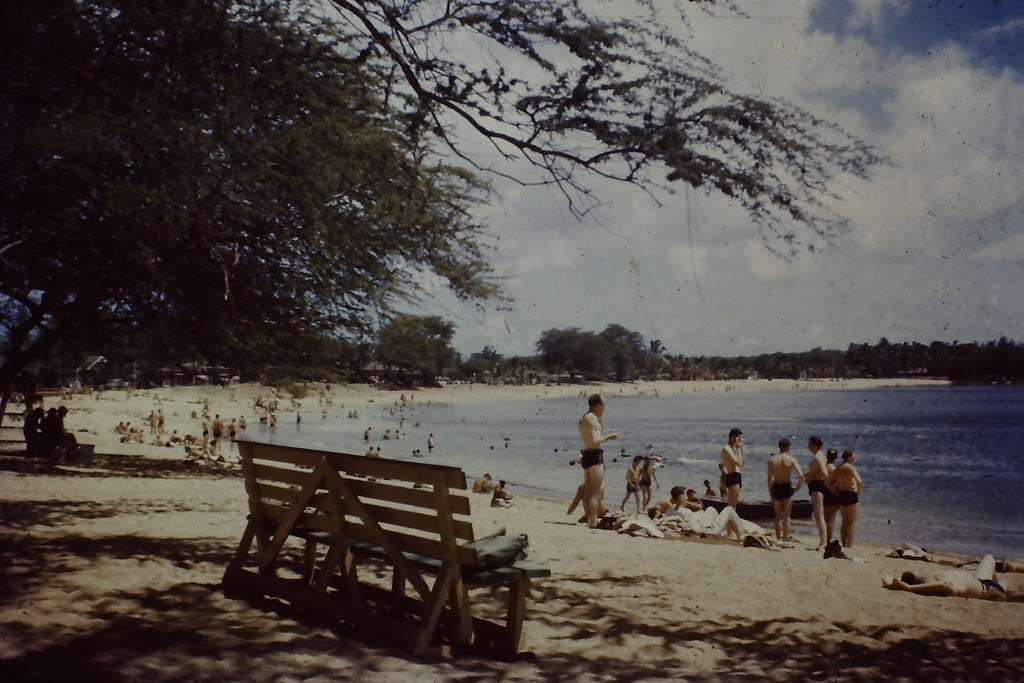 #37 Waikiki Beach, Hawaii, 1945