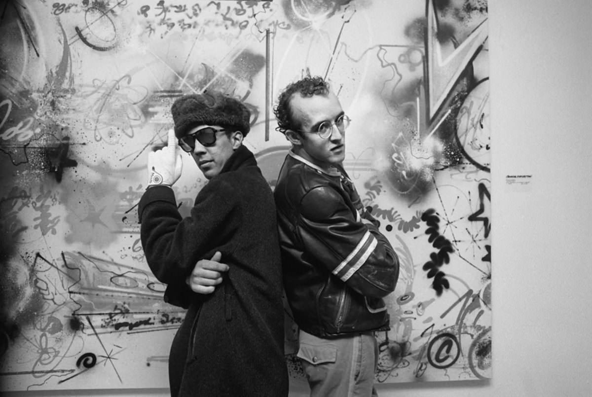 #1 Futura and Keith Haring at the Fun gallery