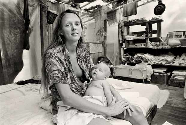 #30 Cherry with Moses upstairs after nursing