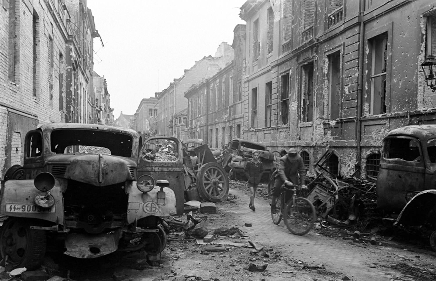 #1 Oberwallstrasse, in central Berlin, saw some of the most vicious fighting between German and Soviet troops in the spring of 1945.